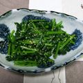 おやんず's cooksnap of when they made かぶの葉のごま和え.