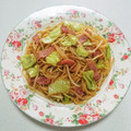 もぐ・ω・くま's cooksnap of when they made しゃきしゃきもやしの和風パスタ.