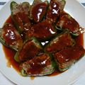 ふう☆まど's cooksnap of when they made フライパンで簡単◎ピーマンの肉詰め.