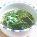 ロクシタンマニア's cooksnap of when they made みず菜と増えるわかめの簡単スープ.