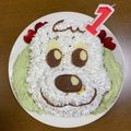 もぇにゃん♡'s cooksnap of when they made わんわんケーキ.