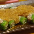 taketake33's cooksnap of when they made みぞれダレが美味しい♪オクラの豚肉巻き.