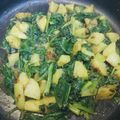 ゆうろくろう's cooksnap of when they made **ほうれん草★じゃがいもタラコ炒め**.
