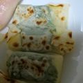 kyokoha's cooksnap of when they made 大葉とチーズを焼売の皮でクルクル～♪.