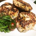 tomaton☆'s cooksnap of when they made 青じそ豆腐ハンバーグ☆梅ポン酢おろしだれ.