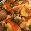 ビギナーTKK's cooksnap of when they made ウインナーとピーマン人参炒め.