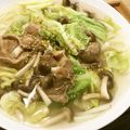 お弁とうさん's cooksnap of when they made 鶏皮消費！キャベツと鶏皮の優しい塩うどん.