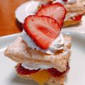 usapon７２７'s cooksnap of when they made ジャムで簡単♡イチゴのミルフィーユ.