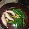 Bugitama's cooksnap of when they made 春菊と椎茸のお吸い物☻ゆず風味.