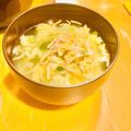 もみたん☆'s cooksnap of when they made 卵入り☆ほうれん草とカニカマのお味噌汁.
