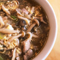 GreeN緑's cooksnap of when they made きのこと豚肉の餡かけうどん.