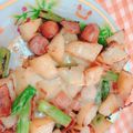 ゆいはるんるん's cooksnap of when they made 厚切りベーコンとじゃがいものチーズ焼き.