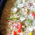 ミケコ・W's cooksnap of when they made ☺ホットプレートで簡単♪お手軽パエリア☺.