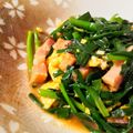 NAGANO久留米's cooksnap of when they made ニラとベーコンと卵炒め.