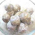 仙草ゼリーすきすき's cooksnap of when they made ビニール袋で！スノーボールクッキー！.