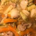 きょさりん's cooksnap of when they made 旨塩豚肉中華丼♪野菜消費＆冷凍で時短☆.