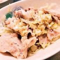 dobachi's cooksnap of when they made 豚バラキャベツのねぎ塩蒸し.