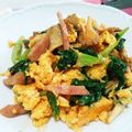 クックE7AY42☆'s cooksnap of when they made セロリの葉初心者にも♡5分で卵炒め♡.