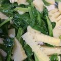 アトムガール's cooksnap of when they made たけのこと小松菜のナムル.