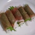黄色いひつじ➳✩⡱'s cooksnap of when they made シソ香る♪＊生ハムの大根サラダ巻き＊.