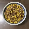 いたずらコリラックマ's cooksnap of when they made コーン肉そぼろごはん.