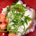 スノーディッシュ's cooksnap of when they made サーモン山芋とろろ丼.