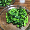 papikun's cooksnap of when they made 菜の花のからし和え.