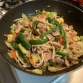 mina1972's cooksnap of when they made ∞豚バラ肉もやし炒め∞.