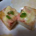 RUKA37's cooksnap of when they made 厚揚げの明太チーズマヨ★糖質1.5g♪.