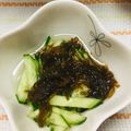 ほあちん's cooksnap of when they made ✿きゅうり＆もずくだけぇ✿.