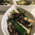 クックVNZV99☆'s cooksnap of when they made 長芋とキュウリの和え物.