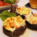 yassbey's cooksnap of when they made しいたけと海老のマヨ焼きっ！！.