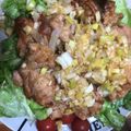やーしー's cooksnap of when they made オーブンで！揚げない油淋鶏.