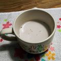 クッカーまさおちゃん's cooksnap of when they made 黒豆煮汁リメイク♡優しい甘さのソイラテ♡.