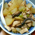 うさぴこさん's cooksnap of when they made 鶏と大根としいたけの煮物.