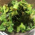クック4Z6AJS☆'s cooksnap of when they made わさび菜のナムル.