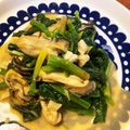 JUNTA☆LOVE's cooksnap of when they made 牡蠣とほうれん草のガーリックバターソテー.