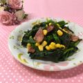 toraちゃん♪'s cooksnap of when they made 彩り綺麗♪超簡単！ほうれん草炒め.