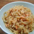 ふふとべべ's cooksnap of when they made 糸コンニャクと焼き鮭のめんつゆ味.