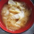 もりのりころ's cooksnap of when they made 今日の味噌汁☆白菜、油揚げ.