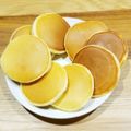 腹の中のもにょ's cooksnap of when they made 混ぜるだけ！絶品！ふわふわパンケーキ♡.