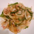 aaassu's cooksnap of when they made 簡単！玉ねぎピーマンベーコンの炒め物.