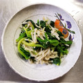 uni☆cm's cooksnap of when they made ほうれん草とエノキの白だしで簡単おひたし.