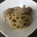 maru4ma's cooksnap of when they made 鶏肉と蓮根の煮物★蜂蜜とお酢wo使って.