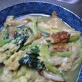 きらりん＊゜'s cooksnap of when they made 小松菜の卵とじ★ご飯にかけても、美味~♪.