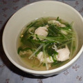 ぁぉﾋﾟｧｽ's cooksnap of when they made 鶏ささみと水菜のスープ.