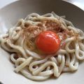 あんみつ☆'s cooksnap of when they made 　超簡単　釜玉うどん.