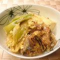 クックLK62EU☆'s cooksnap of when they made 鯖味噌缶と豆腐の卵とじ.