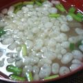 あゆたっくん's cooksnap of when they made うちの大根のお味噌汁【揚げ玉入り】.