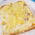クックLIHXJH☆'s cooksnap of when they made シーマヨ♡チーズオニオントースト♡.